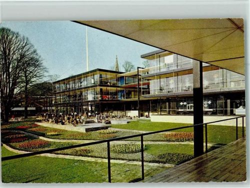 Nr. 9317 Egicarte - Exposition 1958- Le Pavillon de Allemagne AK