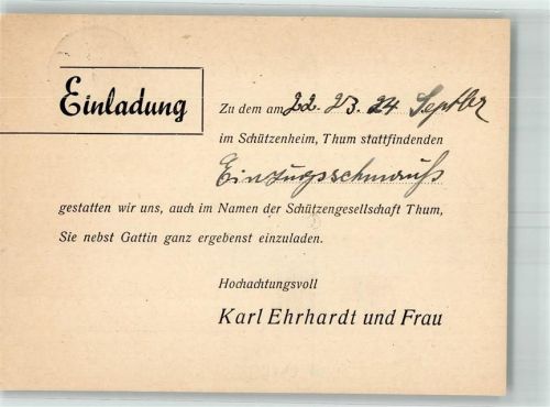 Thum 2024 Einladung Schützenhaus