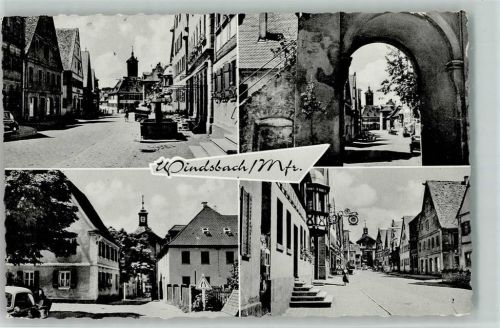 Windsbach Ortsansichten Torbogen 4-Bildaufnahme