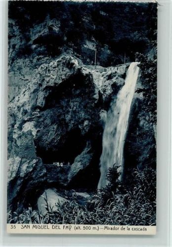 Barcelona San Miguel del Fay Mirador de la cascada Wasserfall