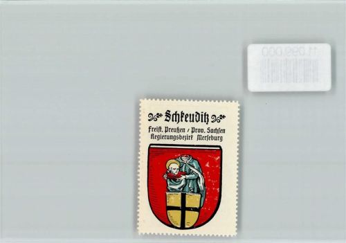 Schkeuditz Vignette Wappen Kaffee Hag ca 1920-1940