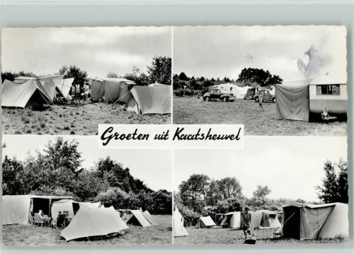 Kaatsheuvel Camping Duinlust Zelte Wohnwagen 4-Bildaufnahme