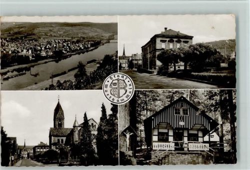 Wörth Gesamtansicht Ortsansichten Kirche Wegkreuz 4-Bildaufnahme