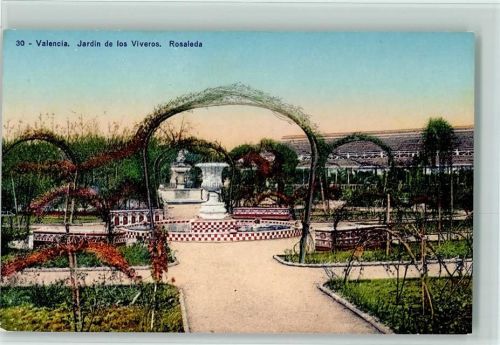Valencia Jardin de los Viveros Rosaleda