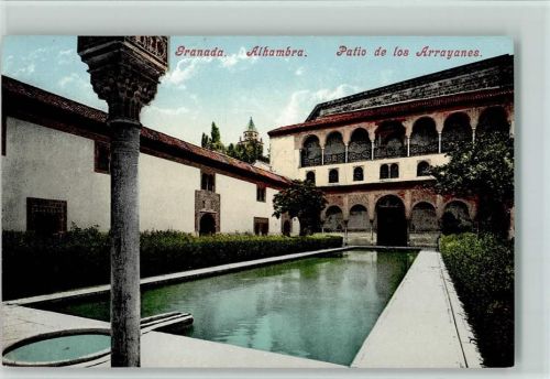 Granada Alhambra Terrasse der Arrayanes