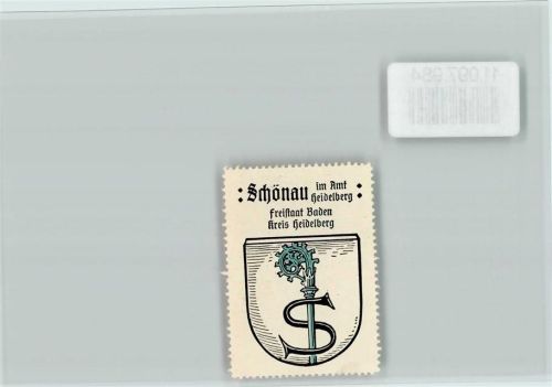 Schönau Vignette Wappen Kaffee Hag ca 1920-1940