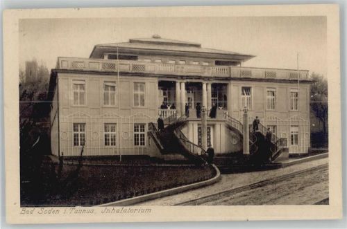 W6232 Bad Soden am Taunus 1922 AK Inhalatorium Kur