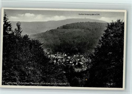 Schmitten Blick vom Leisenbachtal Großer Feldberg