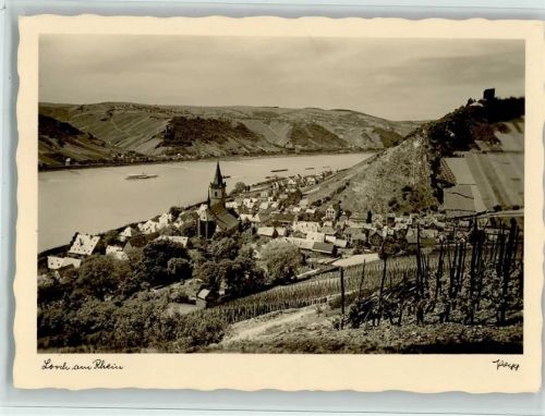 Lorch Blick auf Lorch Weinberge