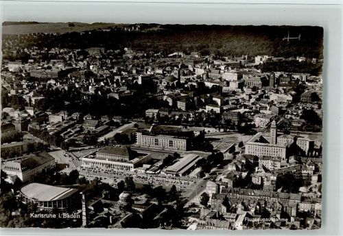 Karlsruhe Luftaufnahme Gesamtansicht