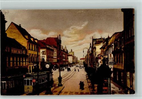 Mannheim Stohmarkt Straßenbahn Litfaßsäule