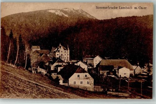 Lambach Ortsansicht mit Osser