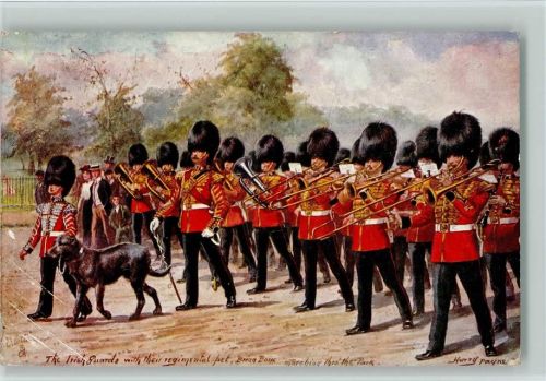 1936 Tucks Oilette Serie Military in London Nr. 3546 D the Irish Guarde - Regimenter sign Payne