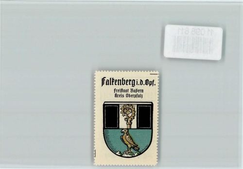 Falkenberg Falke Vignette Wappen Kaffee Hag ca 1920-1940