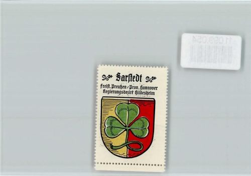 Sarstedt Klee Vignette Wappen Kaffee Hag ca 1920-1940