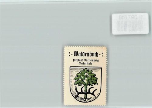Waldenbuch Vignette Wappen Kaffee Hag ca 1920-1940