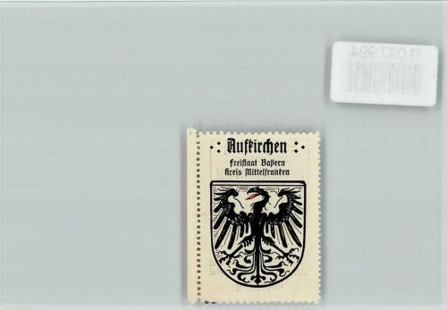 Aufkirchen Vignette Wappen Kaffee Hag ca 1920-1940
