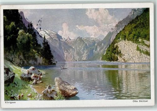 Nr. 801 von Otto Strützel - Königsee 1932 AK