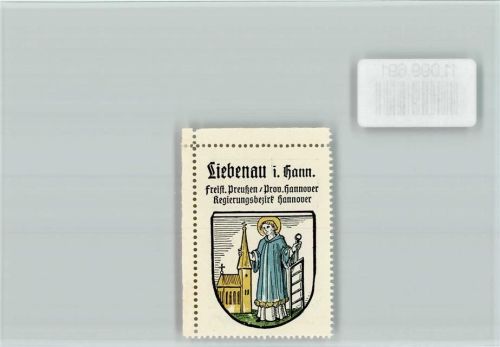 Liebenau Vignette Wappen Kaffee Hag ca 1920-1940