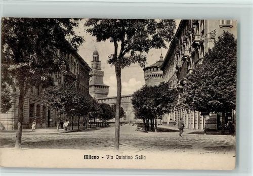 Milano 1912 Via Quintino Sella