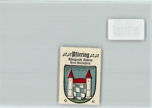 Pförring Vignette Wappen Kaffee Hag ca 1920-1940