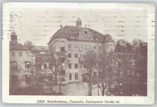 Chemnitz Städt. Krankenhaus 1915 AK