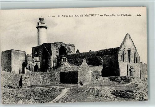 Pointe de Saint-Mathieu - Ensemble de L`Abbe ca 1916 AK