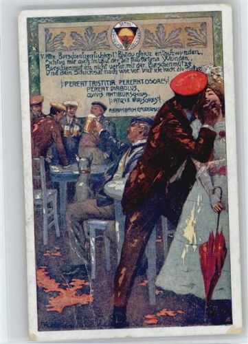 Schulverein Karte Nr. 240 - Studentenliebe - 1921 AK