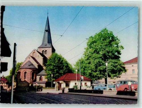40721 W4010 Hilden - Marktplatz mit Evang. Kirche