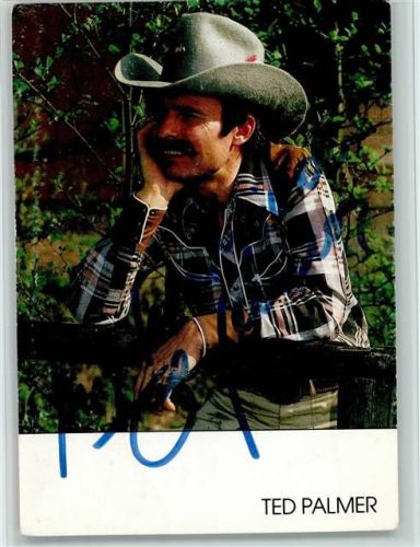 Ted Palmer Country Sänger Original Autogramm
