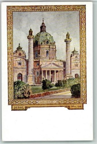 Wien 1928 10. Dt. Sängerbundesfest - Karlskirche