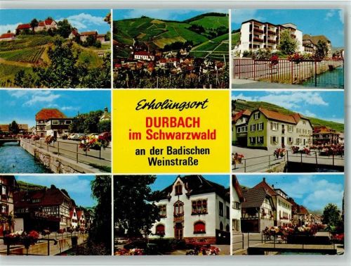 Durbach Ortsansichten Mehrfachaufnahme