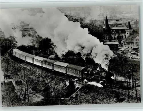 Gera Baureieh 65.10 - P 6051 nach Altenburg bei der Ausfahrt Gera April 1978 AK Eisenbahnzüge