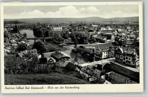 Bad Kreuznach Blick von der Kauzenburg