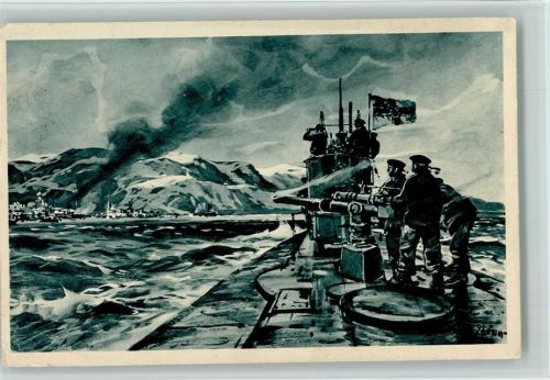 U Boot Tag 1917 - sign Stöwer - Waffen