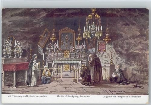 Todesangst-Grotte in Jerusalem - Serie 783 Palästina Nr. 46 AK