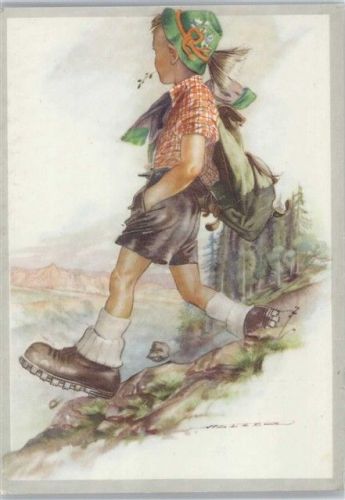 Serie 1004-4 - schöne AK - Junge als Bergsteiger