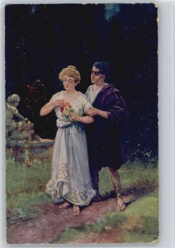 1919 Liebespaar - Liebesgeflüster