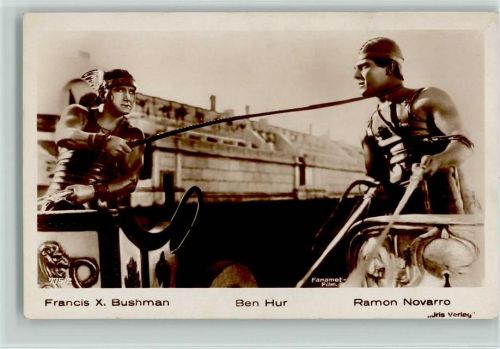 Francis X. Bushman Ramon Novarro Verlag Iris Ben Hur Ben Hur