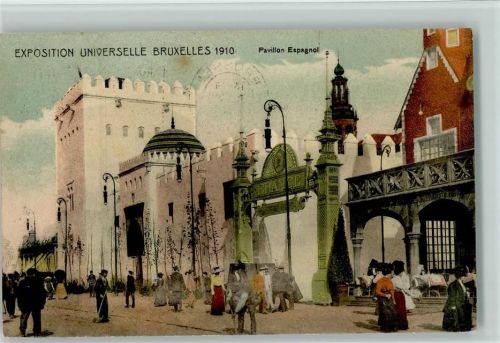 Exposition de Bruxelles 1910 - Pavillion Spanien
