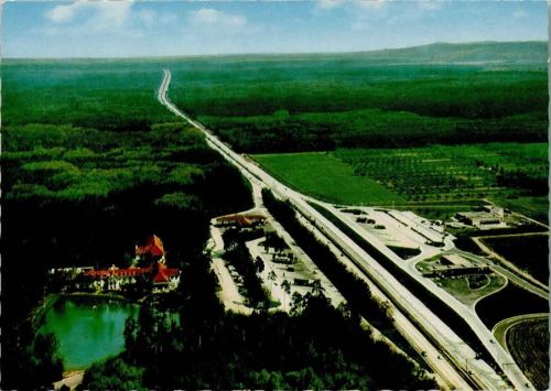 Bruchsal Luftaufnahme Autobahnrasthof Hotel J. Birzle