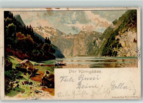 1903 sign Otto Strützel - der Königsee