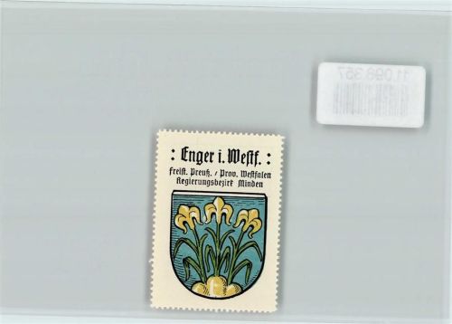 32130 W4904 Enger , Westf - Vignette Wappen Kaffee Hag ca 1920-1940
