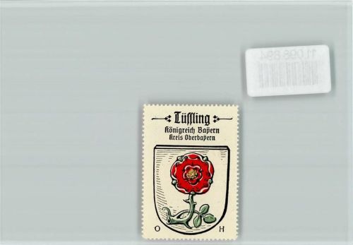 Tüßling Vignette Wappen Kaffee Hag ca 1920-1940