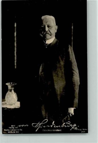 Nr. 9017 Liersch Reichspräsident Foto AK