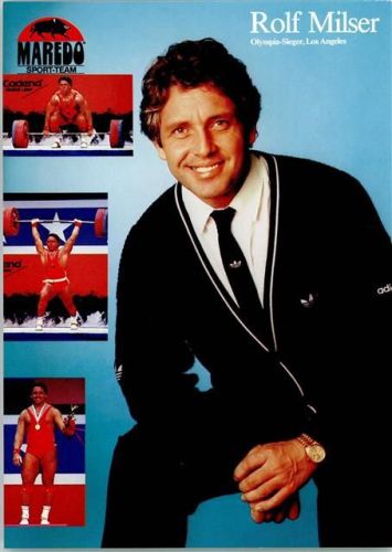 Rolf Milser - Gewichtheber , Olympia Sieger 1984 AK