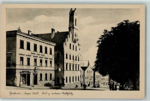 Grafenau Gasthaus Johann Schraml Blick zum unteren Stadtplatz