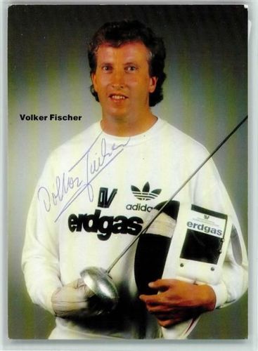 Volker Fischer - Fechten - Original Autogramm