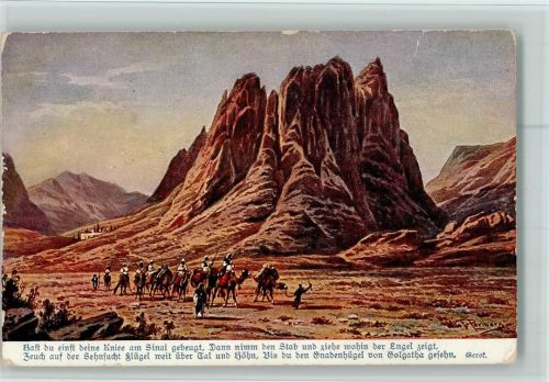 Der Sinai - Kamelkarawane - 2 Eckknicke