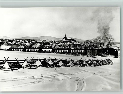 Hasselfelde Hasselfelde mit Brocken im Winter
